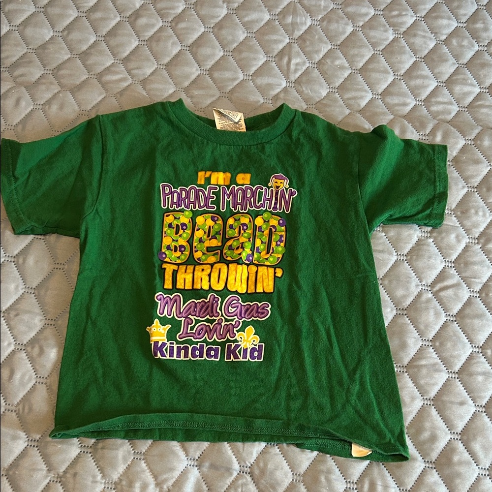 Delta Green Mardi Gras Kids T-Shirt